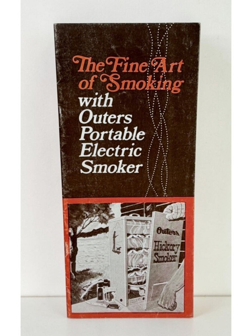 The Fine Art of Smoking with Outers Portable Electric Smoker Vintage Brochure